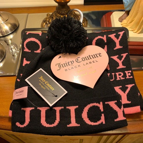 Juicy Couture Hat & Scarf Set. - Picture 2 of 6